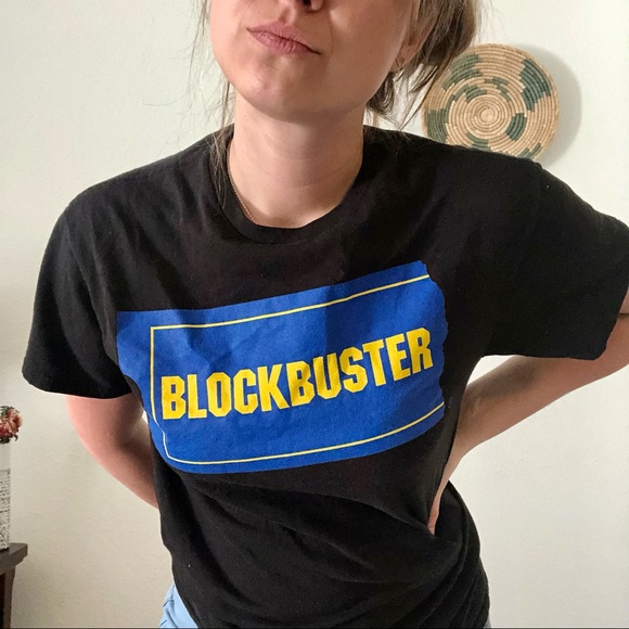 Size medium blockbuster vintage black top - Picture 8 of 9